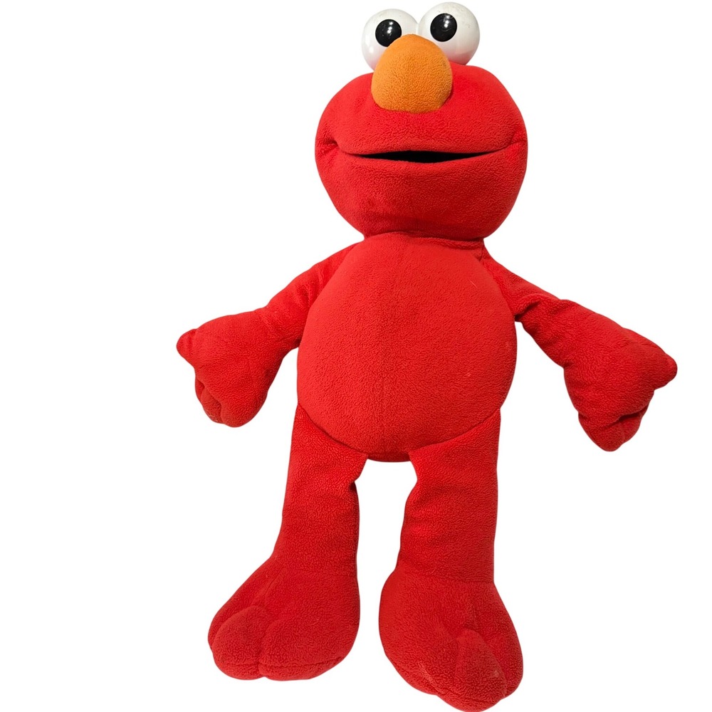 Fisher Price Sesame Street Big Book Elmo Plush 28 Inch Vintage 2002 Mattel B3398